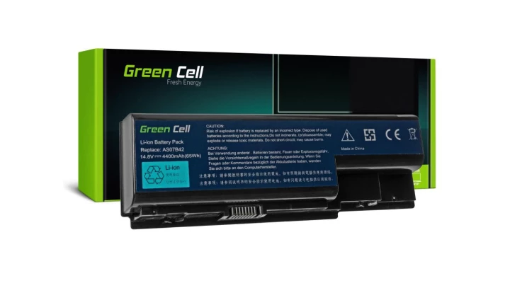 Bateria Green Cell AS07B32 AS07B42 AS07B52 AS07B72 14.8V do Acer Aspire 7220G 7520G 7535G 7540G 7720G