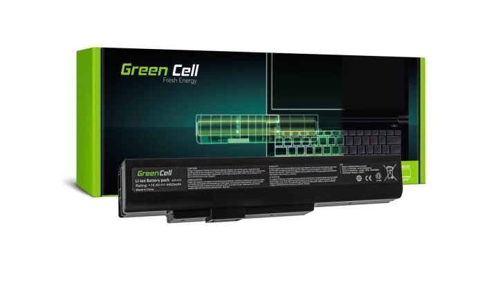 Bateria Green Cell A41-A15 A42-A15 do MSI CR640 CX640, Medion Akoya E6221 E7220 E7222 P6634 P6815, Fujitsu LifeBook N532 NH532