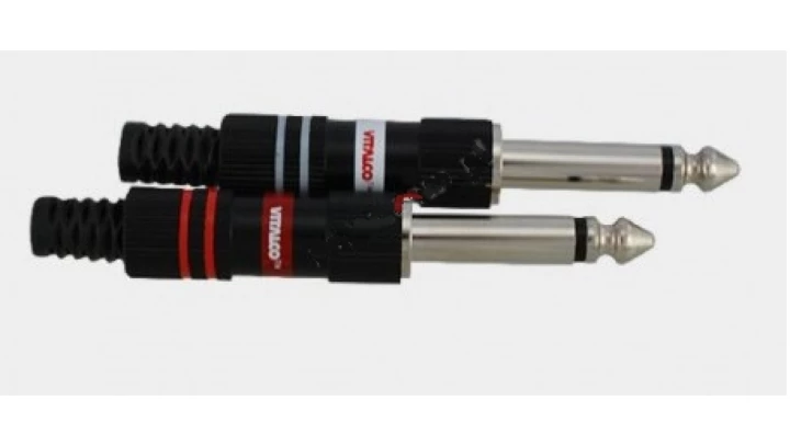 Wtyk Jack 6,3 mono nikiel Vitalco 6mm 24986