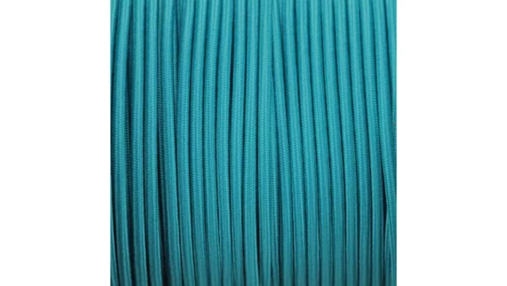 Kabel 2 żyłowy niebieski 2x0,75mm2 - 1m w oplocie