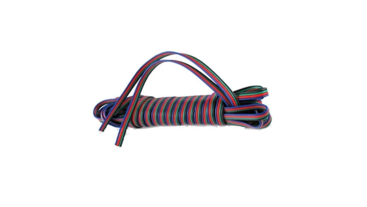 Kabel 4 żyłowy RGB 4x0,5mm2 do taśma led
