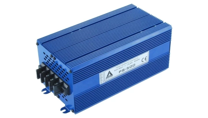 Przetwornica napięcia 30÷80 VDC / 24 VDC PS-500-24V 500W izolacja galwaniczna