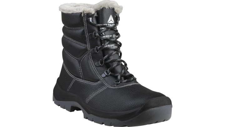 Trzewiki ze skórzanego kruponu barwionego podszewka futerko czarne rozmiar 48 JUMPER3 S3 FUR HC SRC JUMP3S3HCNO48