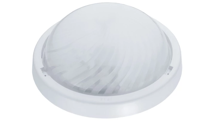 Oprawa ALFA, LED, 12W, 4000K, 1200lm, biała-polipropylen, klosz matowy-poliwęglan, IP44, IK10 A2215-MP