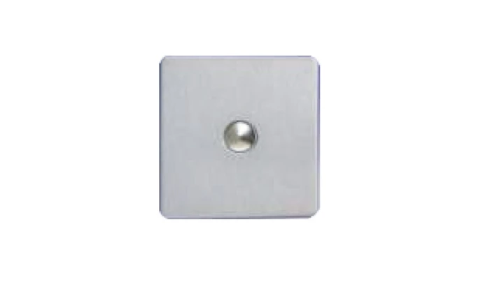 Moduł sterujący dotykowy, do współpracy ze ściemniaczem dotykowym/na pilota IR, 86x86mm - kolor stal szlifowana METPROS1S-D