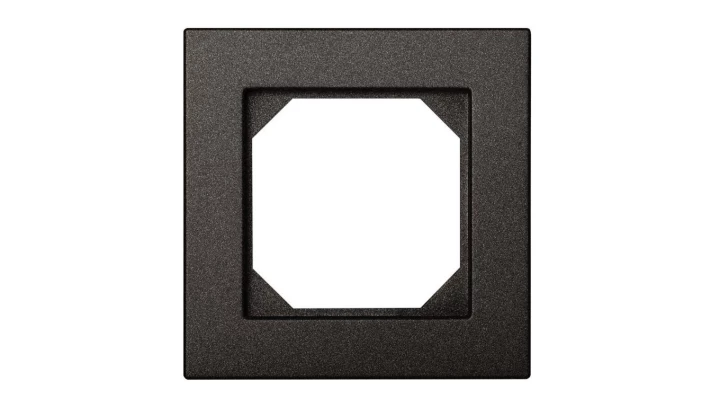 Rama pojedyncza Slim 82mm x 82mm - kolor grafitowy L-F1-SLIM-G