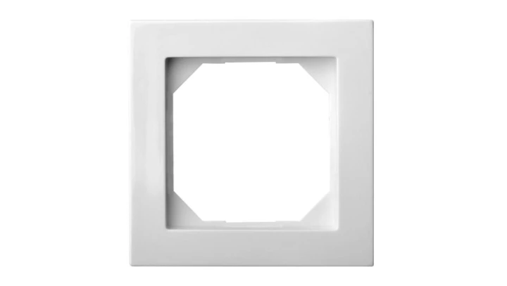 Rama pojedyncza Slim 82mm x 82mm - kolor biały L-F1-SLIM-W