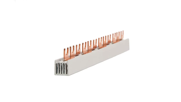 Szyna łączeniowa 3P 63A 10mm2 widełkowa (54 mod.) 3F S-54/10W