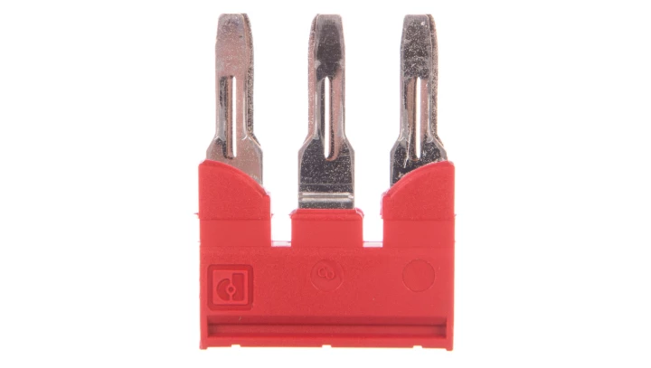 Mostek wtykany 41A 3-torowy czerwony FBS 3-8 3030297