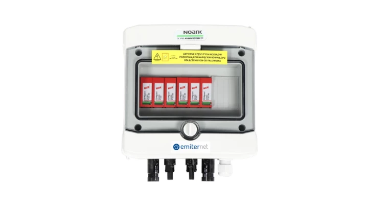 Rozdzielnica przył. hermetyczna z ogranicznikiem przepięć DC, 2x łańcuch PV, 2x MPPT, EM-2_DC