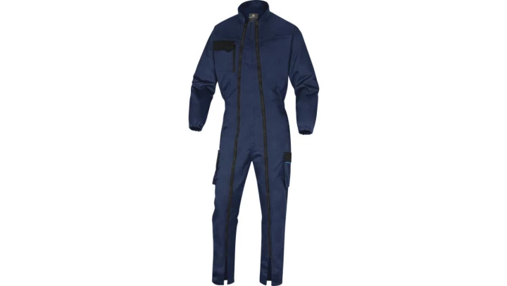 Kombinezon roboczy Mach2 z poliestru i bawełny dwa zamki granatowo niebieskie 3XL M2CZ3 M2CZ3BM3X