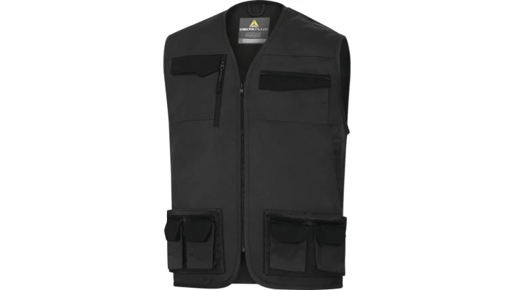 Kamizelka robocza Mach2 z poliestru i bawełny ciemnoszare M M2GI3 M2GI3GGTM