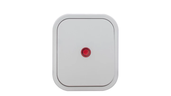 B2 Łącznik natynkowy 10A 250V schodowy IP54 podświetlany biały 00060278