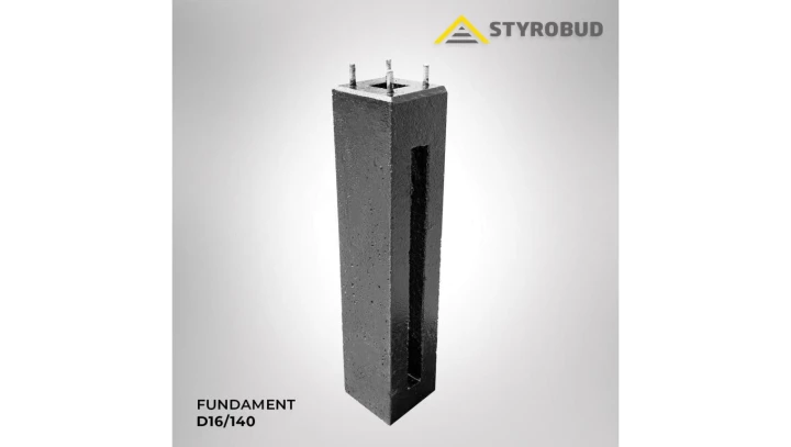 Fundament D16/140 (1400/260) 4xM20/160