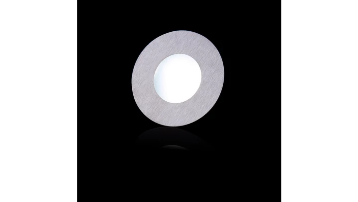 Lampka LED Ring Inox 230V 2W - Zimna 23/WS/K/ED/230V