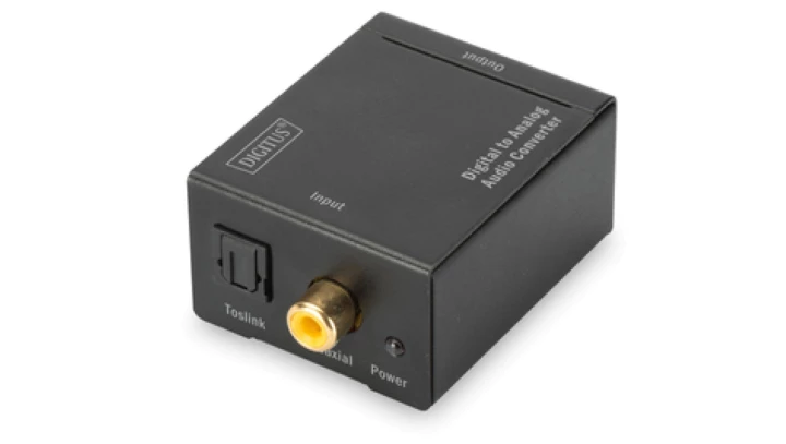 Konwerter sygnału Audio 1xCoax/Toslink do 2xRCA (Stereo) DS-40133