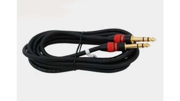 Kabel audio Jack 6,3 stereo/Jack 6,3 stereo MK63 1m