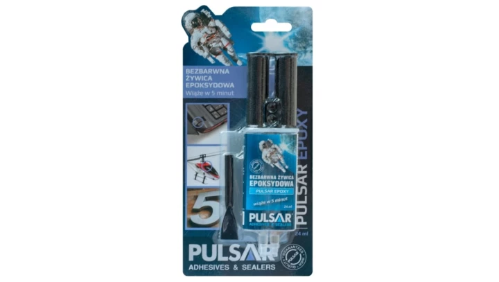 PULSAR EPOXY 5 MIN, 24 ML + PŁYTKA PE