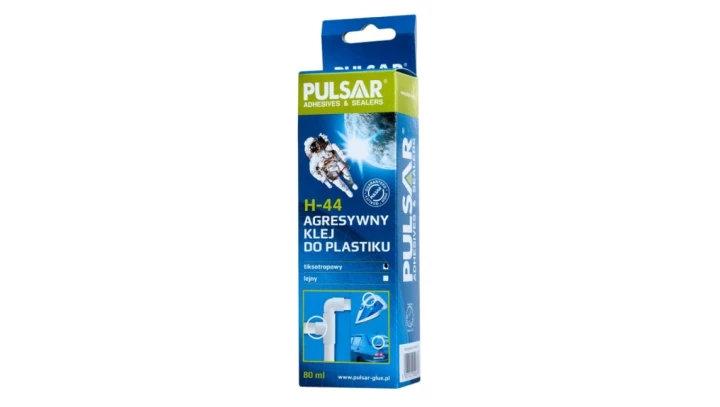 PULSAR H-44 80 ML AGRESYWNY KLEJ TIKSOTROPOWY DO TWARDYCH PLASTIKÓW