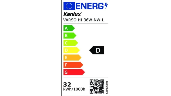 Plafoniera LED VARSO HI 36W-NW-L-SE IP54 3600lm 4000K z czujnikiem ruchu 26986