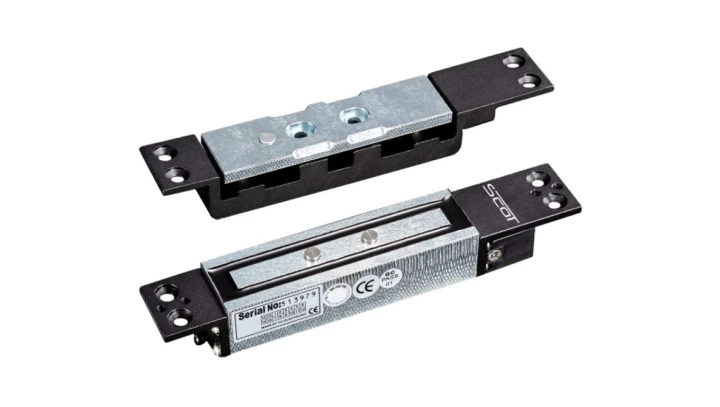 Zwora elektromagnetyczna wpuszczana 1200kg z sygnalizacją i zwłoką czasową