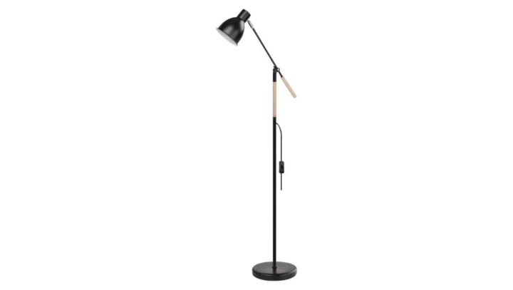 Lampa podłogowa E27 EDWARD 150 cm czarna Z7606