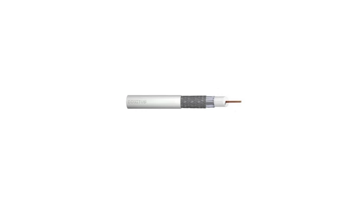 Przewód koncentryczny RG6 75 Ohm PN-EN 50117-2-4 Klasa A biały PVC /500m/ DK-RG-5