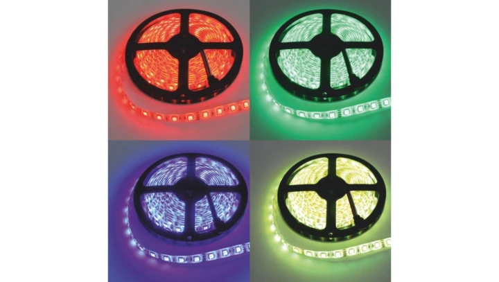 Taśma LED 5050 60 diod/m 72W 14,4W/m 12V IP20 RGB /5m/