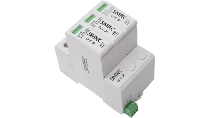 Ogranicznik przepięć PV 1000V C typ 2 3-polowy fotowoltaiczny T2 SIMTEC 85034002