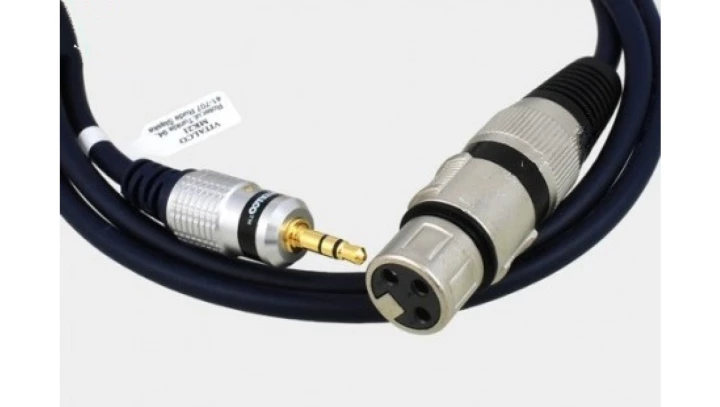 Kabel mikrofonowy gniazdo XLR/wtyk Jack 3,5 stereo MK21 3m