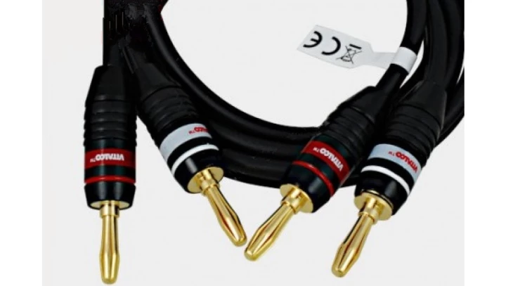Kabel głośnikowy / pomiarowy 2xwtyk banan/2xwtyk banan LAK10 3m