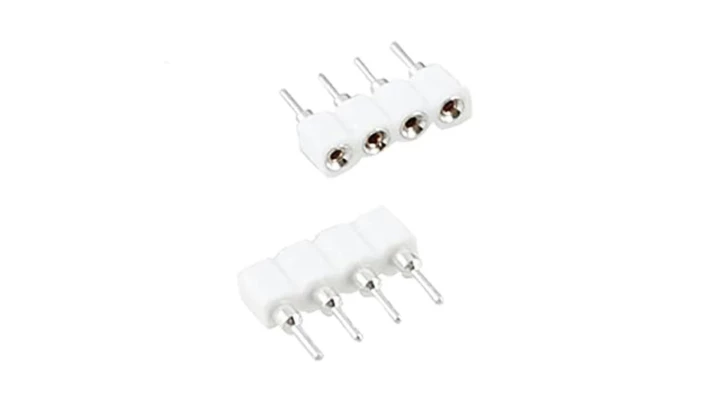 Złączka do taśmy led rgb 4-pin żeńska grzebyk 1szt
