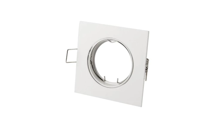 LED line Oprawka sufitowa oczko kwadratowa ruchoma odlew biała 5 lat gwar.