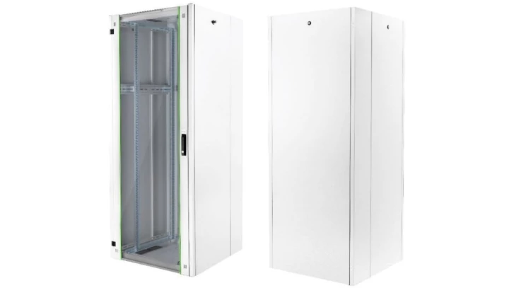 Szafa krosowa stojąca 19 cali Hyper 32U 1566x600x800mm drzwi szyba szara Digitus Professional DN-41024-M