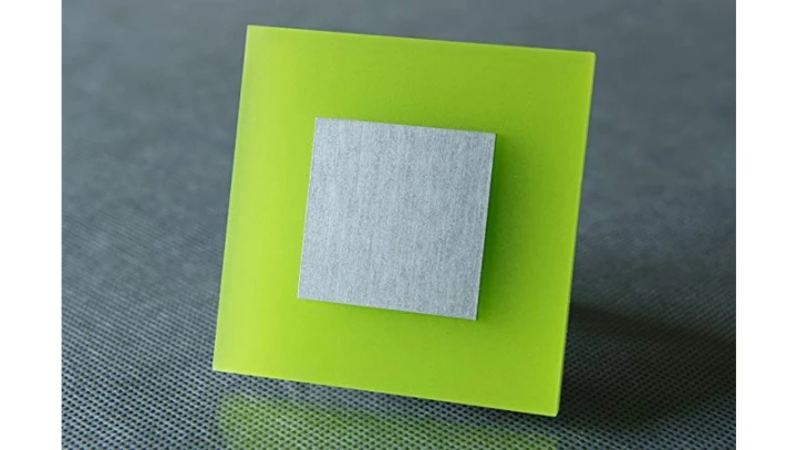 Lampka LED Duna Aluminium Zielona 1,8W 230V - Zimna