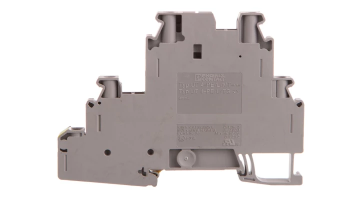Złączka szynowa ochronna 3-piętrowa 4mm2 szara UT 4-PE/L/TG 3214365 /50szt./