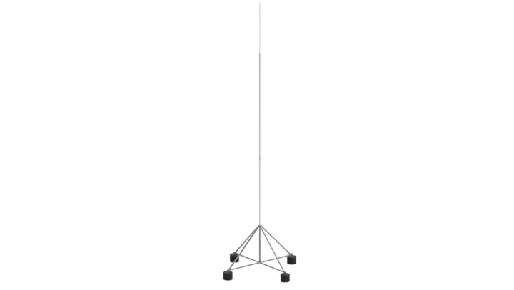 Maszt odgromowy na czworonogu aluminium/ocynk ogniowy 10m 65.10.1 AL/OG 3P CZ 65431092