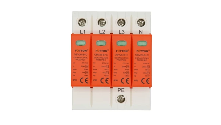 Ogranicznik przepieć typ 1+2 4P FOTTON OBV26 BC 275V AC