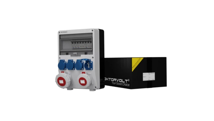 Rozdzielnica budowlana TD-S 32A 16A IP67 4x230V gniazda Mennekes Doktorvolt 0076