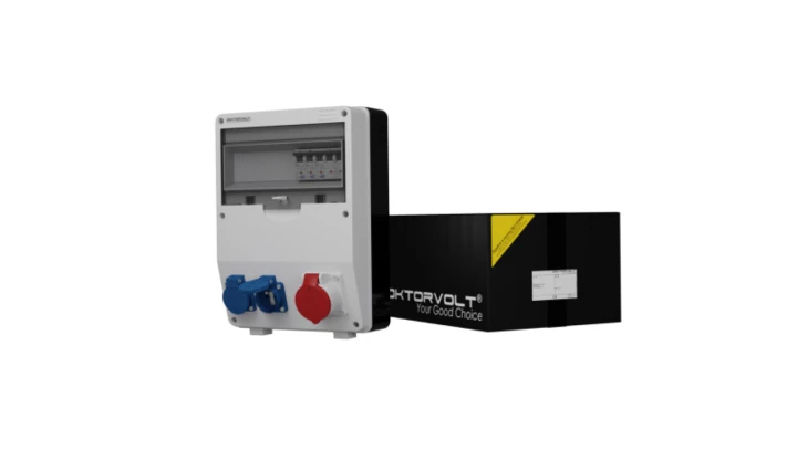 Rozdzielnica budowlana TD-S 16A 2x230V gniazda Mennekes Doktorvolt 6961