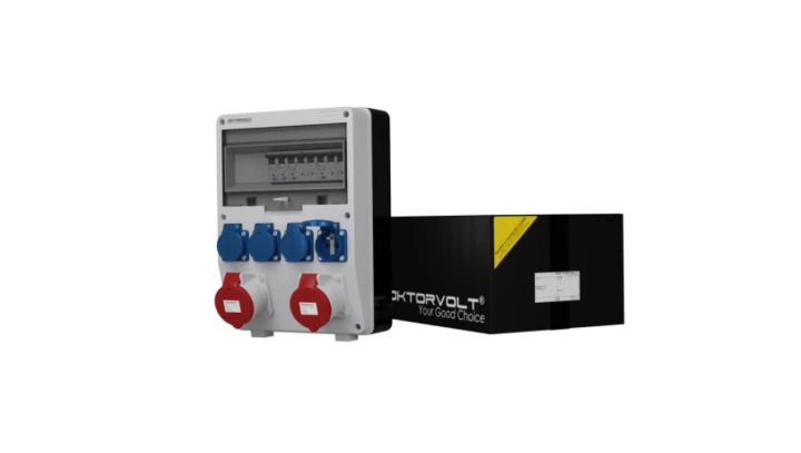 Rozdzielnica budowlana TD-S 2x32A 4x230V gniazda Mennekes Doktorvolt 1790