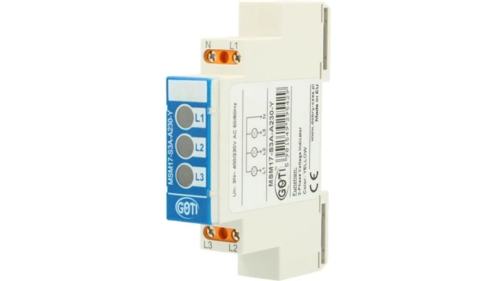 Lampka modułowa 3x230/400AC MSM-S3A-A230-YMSM17-S3A-A230-Y