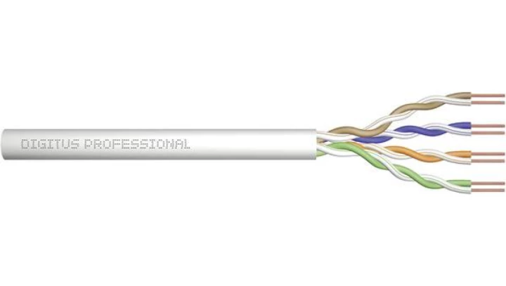 Kabel teleinformatyczny U/UTP kat.5e 4x2xAWG24 PVC drut szary Eca DK-1511-V-05 /50m/