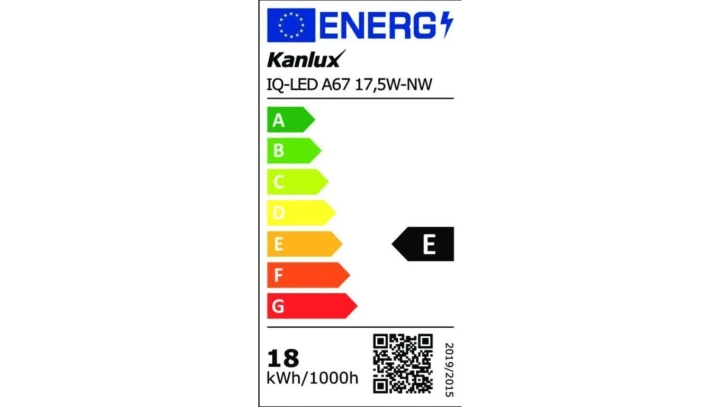 Żarówka LED E27 IQ-LED A67 17,5W-NW 2000lm 4000K barwa neutralna 27313