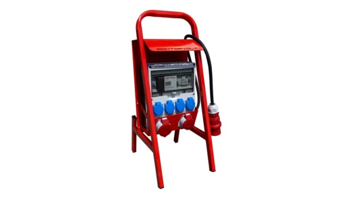 Rozdzielnica budowlana na stojaku z kablem TD-S/FI 32A 16A 4x230V SET Doktorvolt 6238
