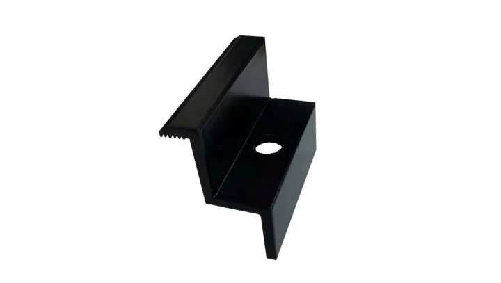 Klema końcowa 40mm Dł: 50mm anodowana czarna