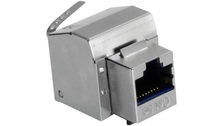 Gniazdo STP RJ 45 kat. 5e keystone niebieskie DCN/FA-682MKSF-8-C5E