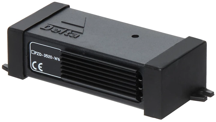 Moduł przetwornicy obniżającej napięcie w obudowie bryzgoszczelnej 1-we (4,5-40VDC) / 1-wy (1,2-35VDC) max.3A 40W PZD-3520-W6