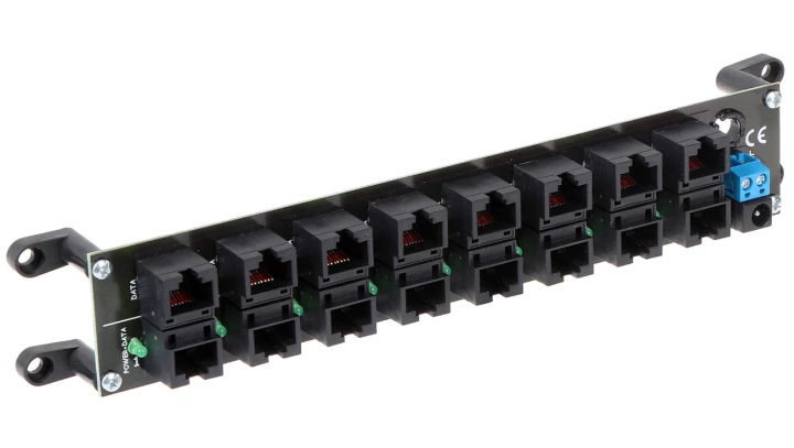 Patchpanel PoE 8xRJ-45 max.60V POE-8/R