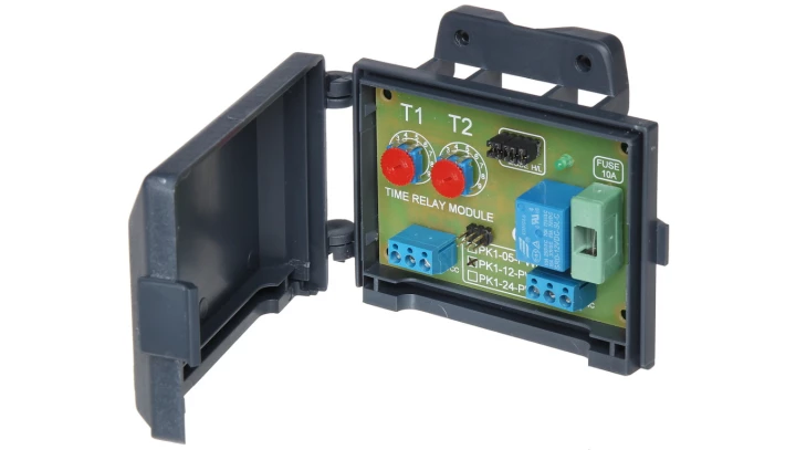 Moduł przekaźnika czasowego 10-16VDC 10A(max), 30VDC/50VAC (max) NO/NC obudowa montaż na ścianę PK1-12-PWC